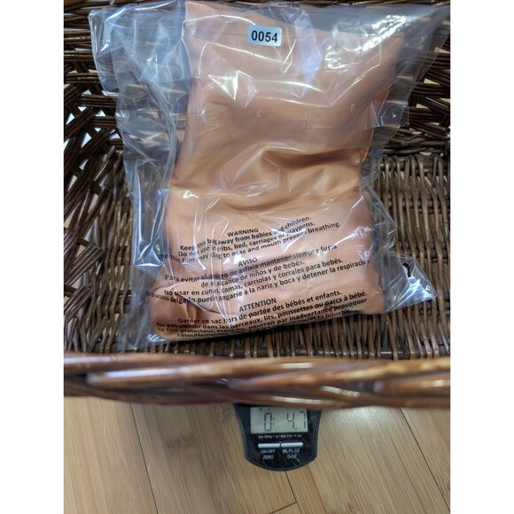 Papermoon Sz S Satin Mini Slip Dress Orange Peach Strappy Open Back Y2K Scoop - Picture 10 of 10